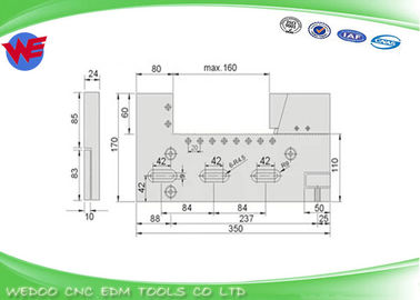 SV280-100mm 120MM SV280-150mm 지그 홀더 클램프 고정 와이어 EDM CNC 스틸 비스